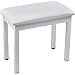 Knox Gear Full-Size 19-Inch Piano Bench (White)