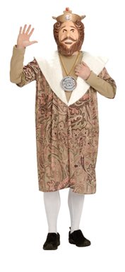 Mens Costume TV Commercial Burger King Party Outfit Adult Standard (44