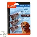 Hartz Advanced Care 3 In 1 Once-A Month Flea & Tick Drops For Dogs and Puppies 61-90 Pounds