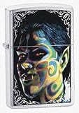 Zippo 24403 Brushed Chrome, Face Painting Boy