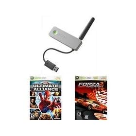Xbox 360 Holiday Gifts Package - Xbox 360 Wireless Networking Adapter and 2 Great Games