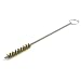 Brush Research 84 Spiral Twist Brush, Brass, Single Stem, 7/16" Diameter, 0.005" Wire Diameter, 7-1/2" Shank Length, 10" Length, Hand Brush (Pack of 12)