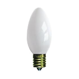 5 Watt C9 White Ceramic Replacement Bulb