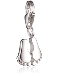 VINANI brand Germany 925 Sterling Silver Charm Pendant Feet shiny HFZ