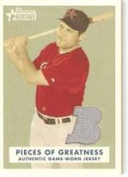 2006 Bowman Heritage Pieces of Greatness #PG-LB Lance Berkman - Houston Astros (Piece of Authentic Game Used Jersey) (Baseball Cards)