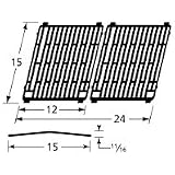 MCM 61702 Porcelain Coated Cast Iron Rectangle Cooking Grid by MCM