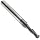 Precision Twist EB3302V Solid Carbide End Mill, TiAlN Coated, 2 Flute, Ball End