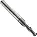 Precision Twist EB3302V Solid Carbide End Mill, TiAlN Coated, 2 Flute, Ball End