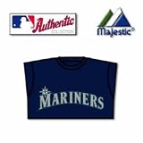 Majestic Seattle Mariners Crewneck Replica Jersey