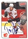 Toni Lydman, Calgary Flames Autographed Card