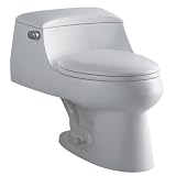 Kingston Brass VWC1992 Congress One-Piece Toilet, White