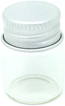 25 x Glass Jars for cosmetics travel balms oils powders creams ointments grease small safe pots lids lot