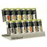 The Spicy Gourmet Counter Top Spice Rack & Spice Set (The Spicy Gourmet)