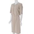 Danny & Nicole Ladies Belted Dress and Jacket Set