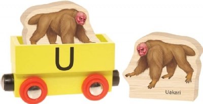 Wooden Alphabet Train : U (Uakari) 31UG7kXyxSL Wooden Alphabet Train : U (Uakari)