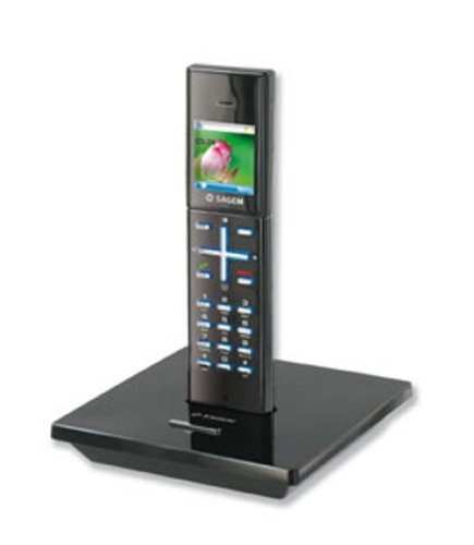 Sagem - D96C - Téléphone numérique sans fil - 20 mélodies - Noir