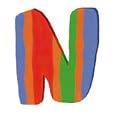 Wooden Letter - N - Bright