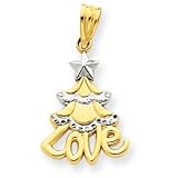 14k Gold & Rhodium Christmas Tree Love Pendant 31UGHr%2BEtJL. SL160 14k Gold & Rhodium Christmas Tree Love Pendant