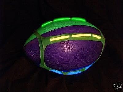 New Glow-in-the-Dark Lighted Football Harness w/ Free Ball No.28