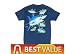 Guy Harvey Back Screen Mako Shark Tee
