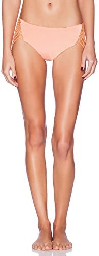 SKIVVIES by For Love and Lemons Snapdragon Cheeky Panty - Orange (M)
