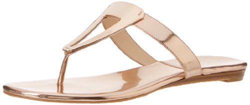 Calvin Klein Women's Sadi Mirror Metallic Wedge Sandal