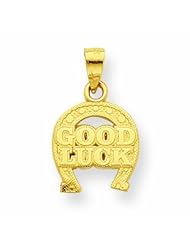 10K Gold Good Luck Horseshoe Charm