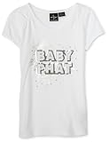 Baby Phat Girls 7-16 Top With Foil Design,White,Medium
