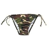 Woodland Camo String Bikini Bottom (No Returns On Swimwear)