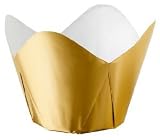 Gold Foil Ruffle Cupcake Cups Gold Foil Ruffle Cupcake Cups