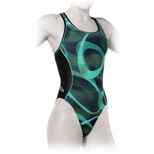 Finis Female Sphere Bladeback Swimsuit - Green - 26
