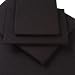 Super King Size, Black, Percale Extra Deep (16") Fitted Sheet, 200 Thread Count by Viceroybedding