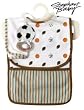 Baby Soccer Gift Set - Bib, Burp Cloth, Rattle, & Wash Cloth