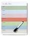 WEEKLY DRY erase Happeez multi surface CLING BOARD fridge