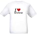 I LOVE MAWENZI - Mountain-series - White T-shirt