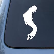 MICHAEL JACKSON SILHOUETTE - Vinyl Decal Sticker #A1623 | Vinyl Color: White