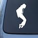 MICHAEL JACKSON SILHOUETTE - Vinyl Decal Sticker #A1623 | Vinyl Color: White