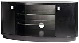 Audinni ECLIPSE 107 - Stunning Black Oak Curved TV stand AV unit - SUMMER SALE RRP £900!