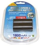 Premium Canon Equivalent BP511A 1500mAh Lithium Ion Battery Pack for Select Digital cameras and camcorders