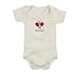 Baby : Kee-Ka Organic S/S Bodysuit Love Bug, 6-12 Months