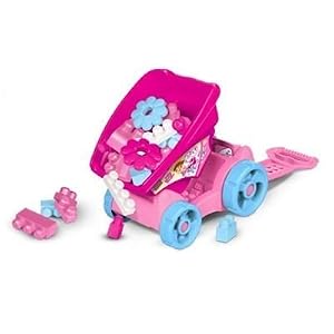 Mega Bloks Fill and Dump Wagon Pink by Mega Bloks