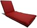 Strathwood Falkner Chaise Lounge Cushion, Garnet
