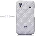 Samsung Galaxy Ace GT-S5830 Novoskins CoCo NoVo White Quilted TPU Case