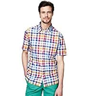 Blue Harbour Supersoft Pure Cotton Bold Checked Shirt