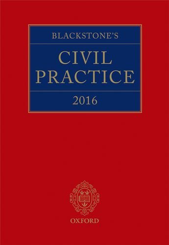 Blackstone's Civil Practice 2016