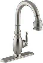 Hot Sale KOHLER K-691-BN Vinnata Secondary Kitchen Sink Faucet, Vibrant Brushed Nickel