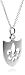 Sterling Silver Fleur-De-Lis Pendant, 16