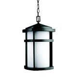 Kichler Lantana 1 Light Fluorescent Outdoor Pendant Textured Granite