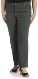 Gloria Vanderbilt Womens Plus Amanda Straight Leg Twill