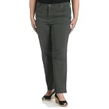 GloriaVanderbiltWomen'sPlusAmandaStraightLegTwill